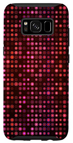 Galaxy S8 Pink Red Abstract Circle Lights Case