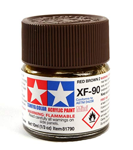 Tamiya Acrylic Mini Xf-90 Red Brown 2-10ml