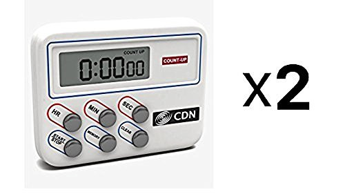 CDN TM8 Digital Timer and Clock Memory Feature - Set of 2