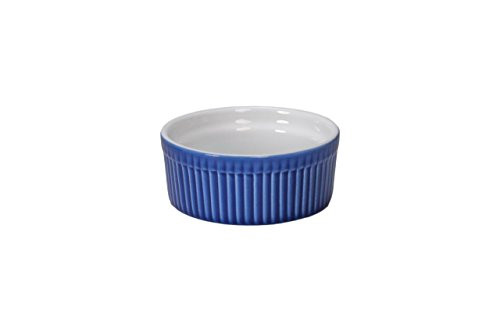 BIA Cordon Bleu 900016+3091S1SIOC Bakeware Souffle Dish, Blue/White BIA Cordon Bleu 900016+3091S1SIOC Bakeware Souffle Dish, Blue/White