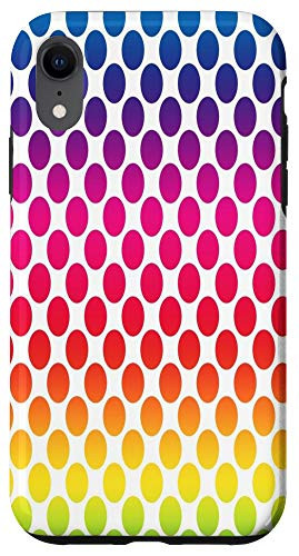 iPhone XR MULTI COLOR CIRCLE POLKA DOTS - Cell Phone Case
