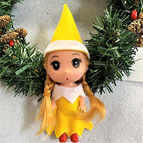Toddler Elf Doll Yellow Girl Baby Elf Christmas Elf Child Elf