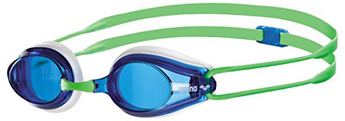 arena Tracks Swim Goggles White / Blue / Green Non-Mirror