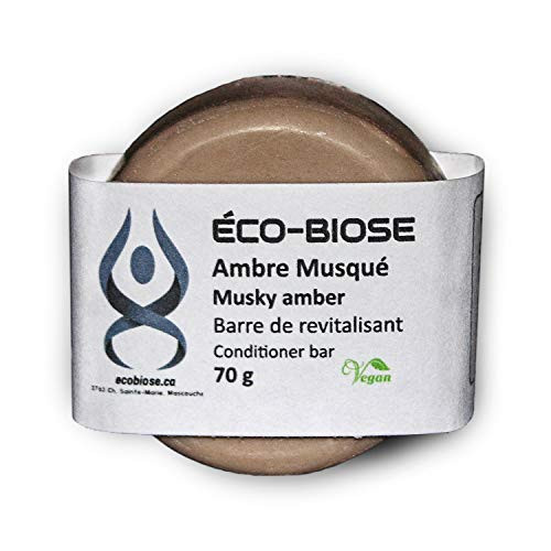 Eco-Friendly Conditioner bar  VEGAN - PLASTIC FREE - CRUELTY FREE - WATER FREE -Musky Amber-