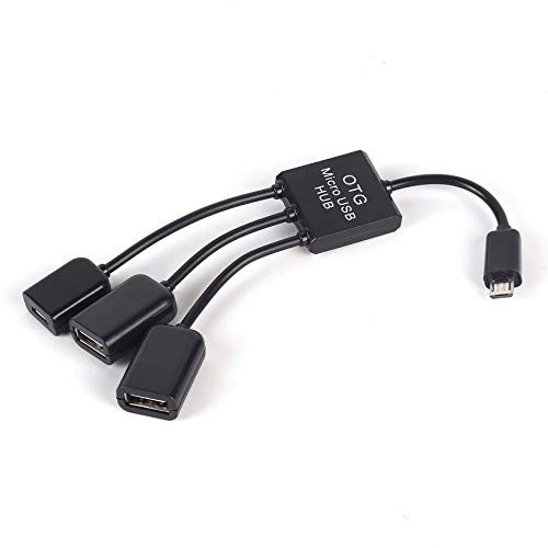 N/V Rechargeable Micro USB Hub OTG Connector Spliter Power Charging Cable for Smart Phone Computer Tablet PC Data Wire