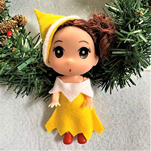 Toddler Elf Doll Yellow Baby Elf Christmas Elf Child Elf