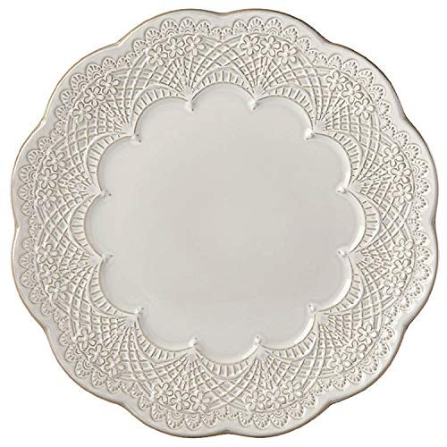 Lenox Chelse Muse Scallop Dinner Plate 1.85 LB Taupe/Grey