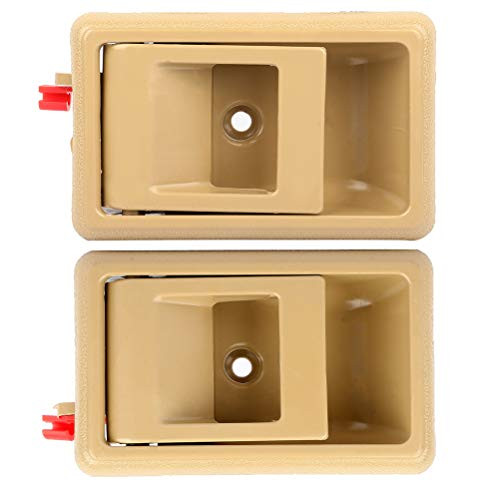 FINDAUTO Interior Beige Door Handles Driver Passenger Side fit for 1995-2000 for T-oyota Tacoma-2PCS-