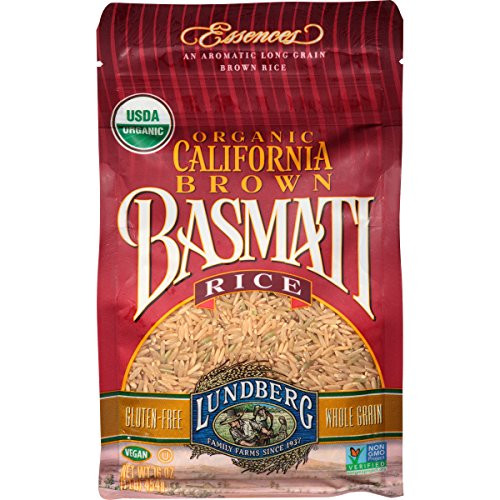 Lundberg Family Farms Organic California Basmati Rice Brown 16 Oz Pack of 1 Lundberg Family Farms Organic California Basmati Rice Brown 16 Oz Pack of 1