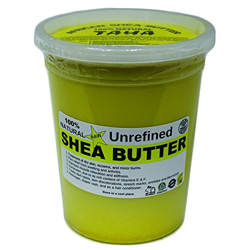 Taha African Shea Butter Cream 100 percent Pure Organic Unrefined and Raw Yellow Gold For Skin and Stretchmarks 32oz Taha African Shea Butter Cream 100 percent Pure Organic Unrefined and Raw Yellow Gold For Skin and Stretchmarks 32oz