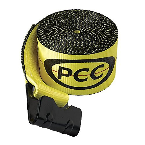 Pacific Cargo Control 4 inch x 27 Polyester Winch Strap with Flat Hook