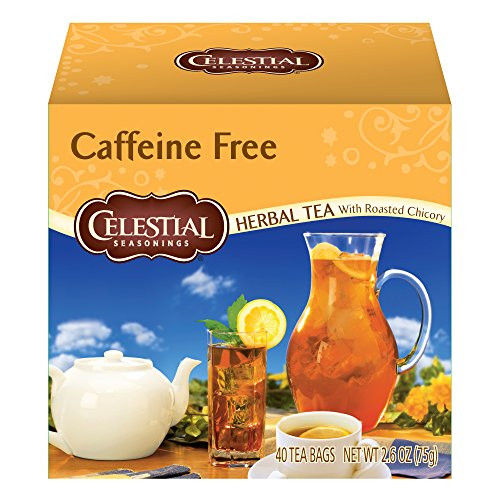 Celestial Seasonings Herbal Tea, Caffeine Free with Roasted Chicory, 40 Count (Pack of 6) Celestial Seasonings Herbal Tea, Caffeine Free with Roasted Chicory, 40 Count (Pack of 6)