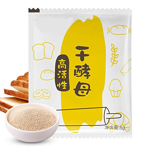 Bread Yeast Instant Active Dry Yeast Highly Active Long-Term Use Bread Yeast High Sugar Tolerant Yeast Baking Supplies Kitchen Supplies Baking Tools - 10 Packs