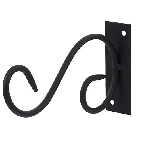Cabilock Wall Hanging Plant Bracket Iron Decorative Hook for Hanging Flower Pot Bird Feeder Wind Chime Lanterns Wall Mount Flower Hook Hanger for Garden