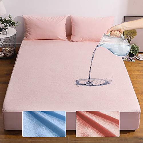 Panda Grip Twin Waterproof Mattress Protector Twin Size Mattress Cover Soft Premium Cotton Terry Cover Breathable Noiseless Machine Washable Bed Matressprotector 38 inch x 75 inch Pink Panda Grip Twin Waterproof Mattress Protector Twin Size Mattress Cover Soft Premium Cotton Terry Cover Breathable Noiseless Machine Washable Bed Matressprotector 38 inch x 75 inch Pink