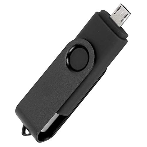 Giny OTG Flash Memory 2?in?1 Black USB Disk Computer for Tablets-32GB-