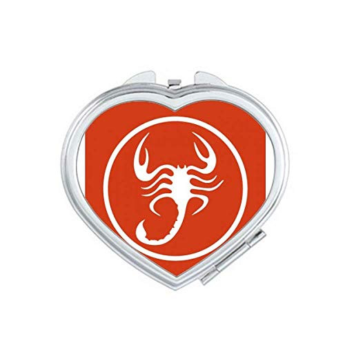 Scorpion Natural Insect Circle Mirror Travel Magnification Portable Handheld Pocket Makeup Scorpion Natural Insect Circle Mirror Travel Magnification Portable Handheld Pocket Makeup