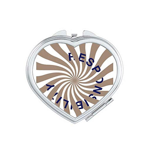Line Radiation Responsibility Circle Mirror Travel Magnification Portable Handheld Pocket Makeup Line Radiation Responsibility Circle Mirror Travel Magnification Portable Handheld Pocket Makeup