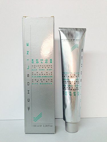 Echos Line Echoscolor Coloring Cream with Beeswax 3.38 Oz -6.43 Dark Blonde Golden Copper-