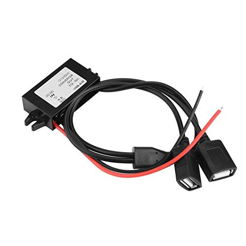 Dual USB Step Down Power DC-DC 12V to 5V 3A Dual USB Step Down Converter Power Supply Module