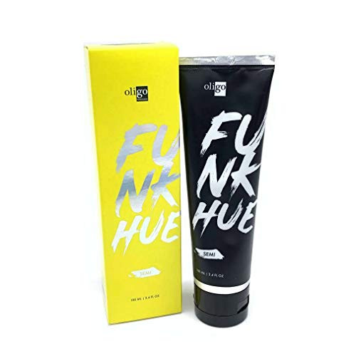 Oligo FunkHue Semi Permanent Hair Color - YELLOW 3.4oz