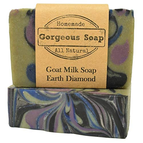 Earth Diamond Goat Milk Soap - All Natural Soap Handmade Soap Homemade Soap Handcrafted Soap Earth Diamond Goat Milk Soap - All Natural Soap Handmade Soap Homemade Soap Handcrafted Soap