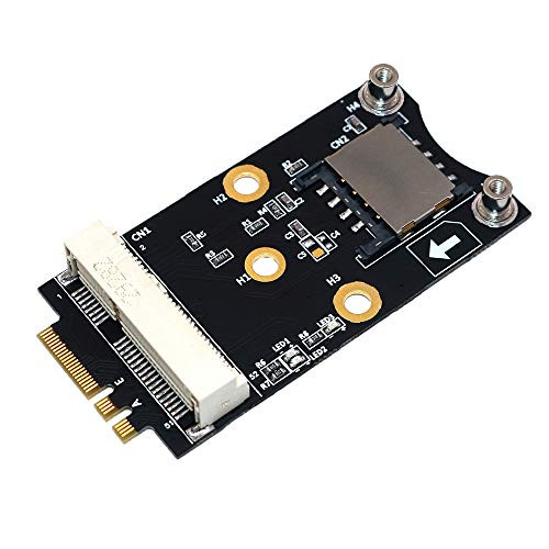 Mini PCI-E to M.2-NGFF- Key A/E Adapter with SIM Card Slot for WiFi/WWAN/LTE Module