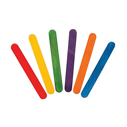 Rainbow Colored Craft Stick - Crafts for Kids and Fun Home Activities