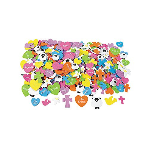 Foam Adhesive Easter Faith Shapes - Crafts for Kids and Fun Home Activities