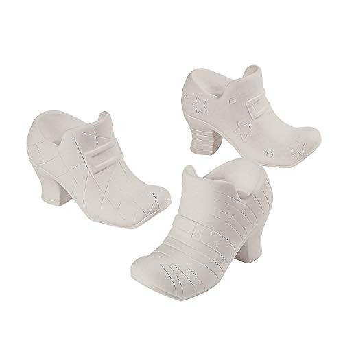 Do It Yourself Ceramic Witch Boots -3Pc- - Crafts for Kids and Fun Home Activities