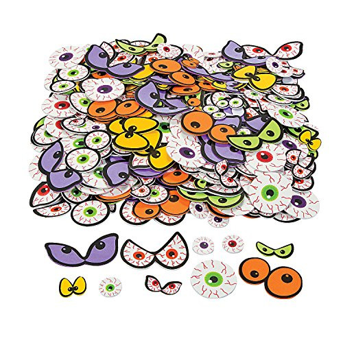 Adhesive Foam Spooky Eyeballs - Crafts for Kids and Fun Home Activities