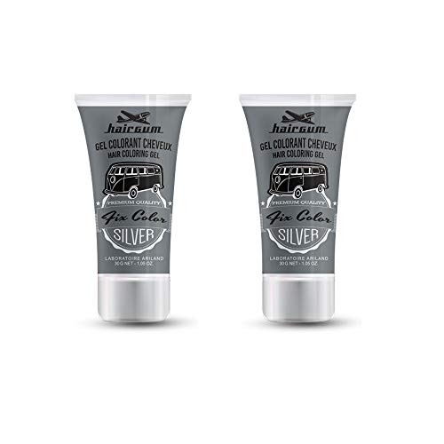 Hairgum Silver Fix Colour Cream 2 x 30ml