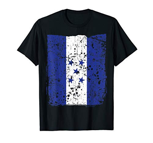 Faded Honduras Flag Distressed Flag of Honduras T-Shirt
