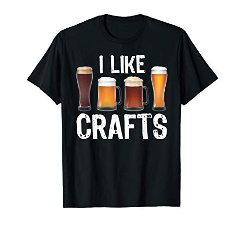 Vintage I Like Crafts Graphic - Craft Beer Lover and Brewer T-Shirt Vintage I Like Crafts Graphic - Craft Beer Lover and Brewer T-Shirt