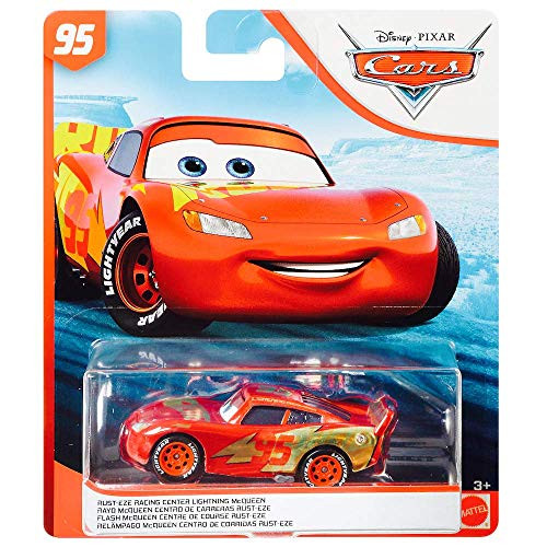 Disney Cars Rust-Eze Racing Center Lightning McQueen 155 Scale Diecast