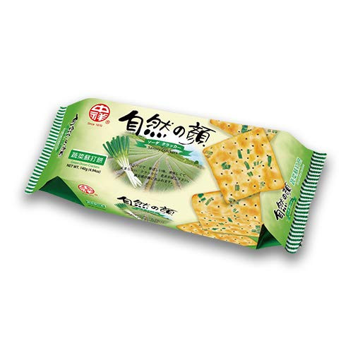 Chung Hsiang Foods Natural Series Green Onion Crackers ???? ???? ????? 5 oz