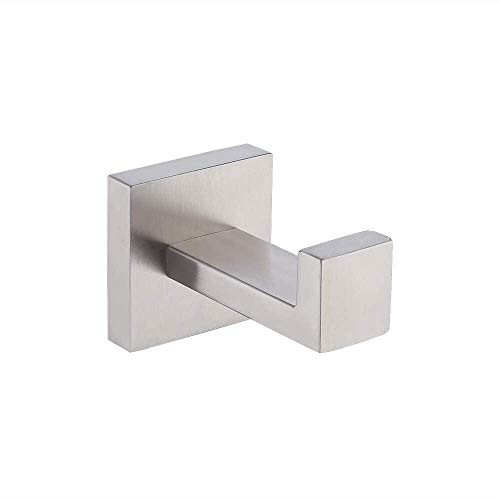 KES Bathroom Single Coat and Robe Hook Wall Mount Brushed SUS304 Stainless Steel A2560-2