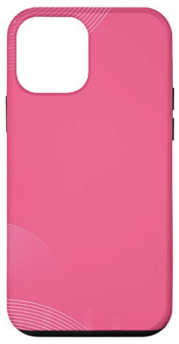 iPhone 12 mini Cool Design Gift Abstract Circle Pattern Rose Pink Case