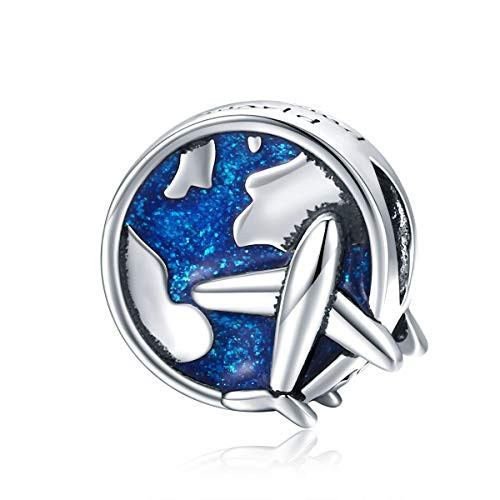 Authentic 925 Sterling Silver Camera Memory Charm Beads I Love to Travel Charms for Bracelet and Necklace -Aircraft Charms- Authentic 925 Sterling Silver Camera Memory Charm Beads I Love to Travel Charms for Bracelet and Necklace -Aircraft Charms-