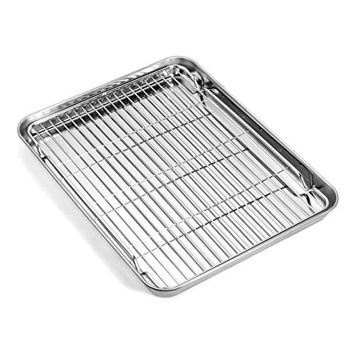 Baking Sheet with Rack Set Umite Chef Stainless Steel 12 Inch Cookie Sheet Baking Pans with Cooling Rack Cookie Pan with Rack Non Toxic and Healthy Easy Clean and Heavy Duty Dishwasher Safe Baking Sheet with Rack Set Umite Chef Stainless Steel 12 Inch Cookie Sheet Baking Pans with Cooling Rack Cookie Pan with Rack Non Toxic and Healthy Easy Clean and Heavy Duty Dishwasher Safe