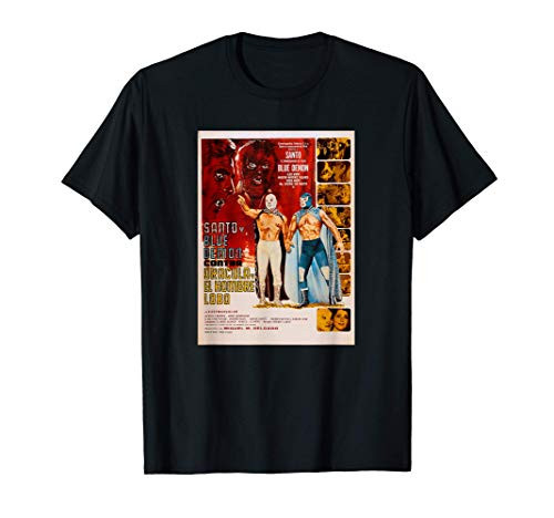 Santo and Blue Demon vs. Dracula and The Werewolf T-Shirt