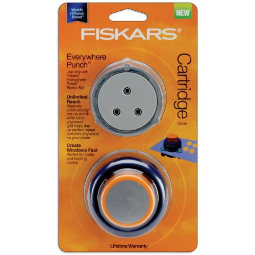 Fiskars Everywhere Punch Window System Circle Punch Design -5564-