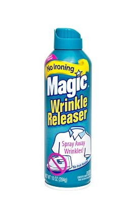 Magic Wrinkle Releaser (4 Pack) Say No to Ironing, Perfect for Travelers, Moms or those On The Go, Static Electricity Remover + Fabric Refresher + Odor Eliminator + Wrinkle Remover, Fresh Scent