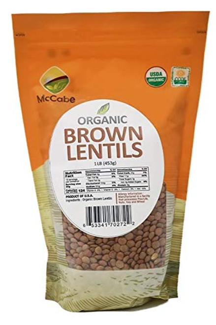 McCabe Organic Brown Lentils 1-Pound McCabe Organic Brown Lentils 1-Pound