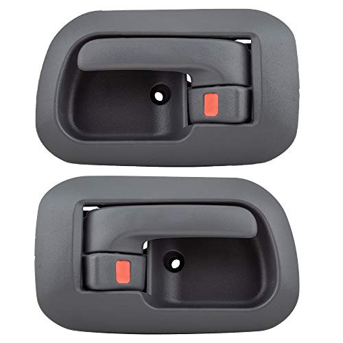 MYSMOT 6927808010B0 Set of 2 Interior Door Handle Front Right  and  Left Driver Passenger Side Compatible with 1998 1999 2000 2001 2002 2003 Toyota Sienna