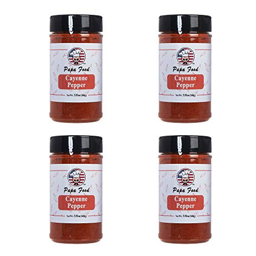 Papa Food All Natural Premium Cayenne pepper 5.93 ounces-4 Bottle-