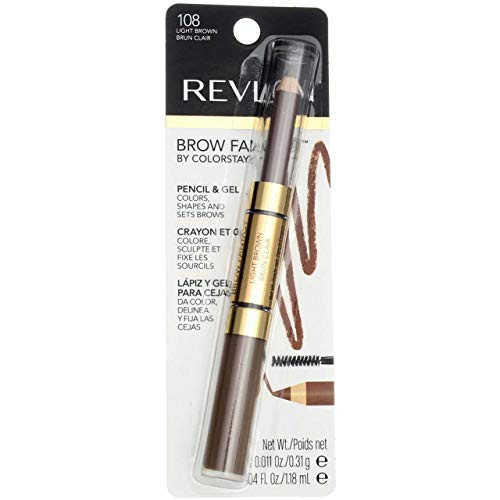 Revlon/Colorstay Brow Fantasy Gel Pencil -Light Brown- 0.04 Oz -1.18 Ml- Pack of 2 Revlon/Colorstay Brow Fantasy Gel Pencil -Light Brown- 0.04 Oz -1.18 Ml- Pack of 2