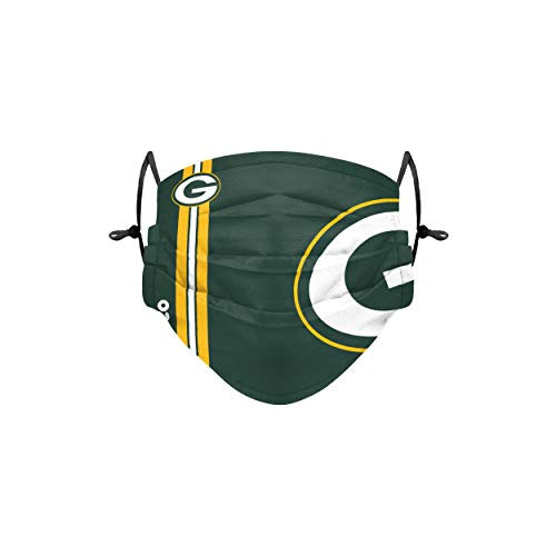 FOCO Green Bay Packers NFL On-Field Sideline Logo Face Cover - Adult