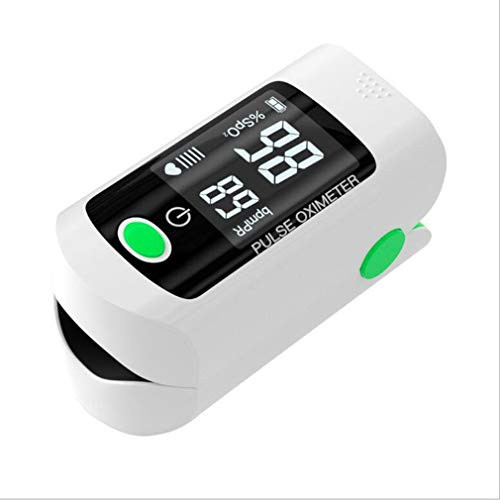 Pulse OximeterFingertip Heart Rate Monitor and Levels Upgrade Measuring SP-O2 Saturation King Finger PR Monitor Heart Rate Monitor OLED Digital Display Brightness Adjustable Automatic Shut-Down