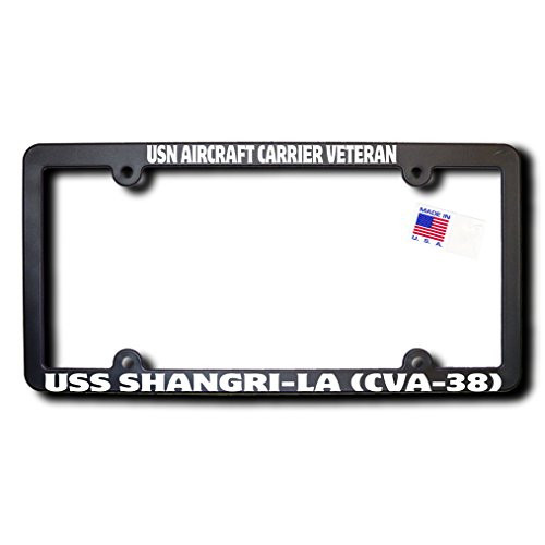 James E. Reid Design USN Aircraft Carrier Veteran USS Shangri-LA -CVA-38- License Frame